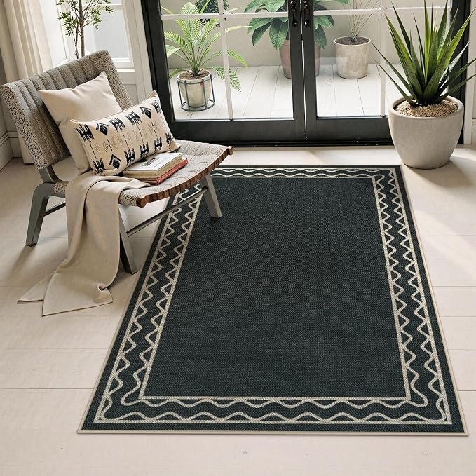 OJIA Easy Jute Front Door Mats Outdoor Rug 3x5 Washable Rugs - Image 8