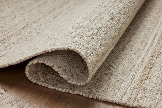 Loloi Angela Rose Rivers Collection RIV-03 Sand/Ivory 3'-6" x 5'-6" Reversible - Image 9