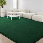 Large Area Rugs for Living Room Bedroom, 5x8 Feet Dark Green Rug, Minimalist - Image 4