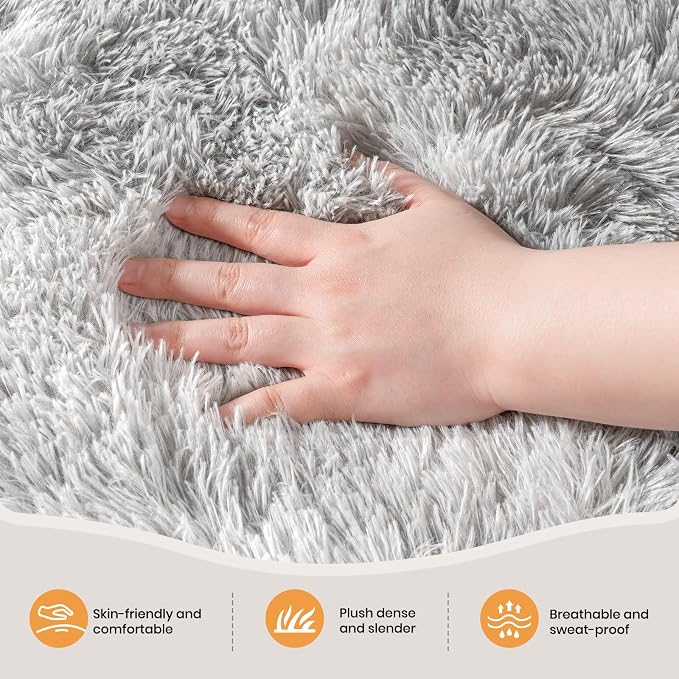 Zentavio Area Rugs for Living Room Small Carpet for Bedroom 3x5 Bedside - Image 3
