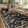 Lahome Insect 5x7 Area Rugs for Living Room, Soft Washable Rugs for Bedroom by Lahome