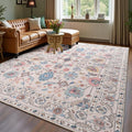 Area Rug for Living Room, 9x12 Washable Non Slip Large Faux Wool Throw Rug by Unknown