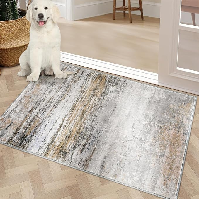 COMSLE Door Mat Soft Absorbent Indoor Front Entryway Rug Machine Washable - Image 9