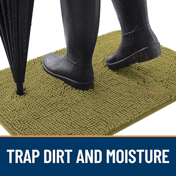 OLANLY Dog Door Mat for Muddy Paws 24x16, Absorbs Moisture and Dirt, Absorbent - Image 2