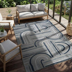 CAMILSON Indoor Outdoor Rug, Easy-Cleaning Non-Shedding Living Room, Garden and - Image 6