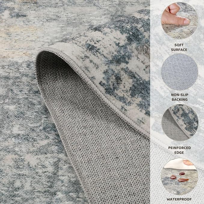 3x5 Area Rug Living Room Rugs - Image 7