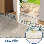 GarveeHome Washable Living Room Rug 9x12 Floral Bordered Area Rugs Soft Thin - Image 5