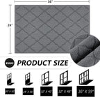 Timo Indoor Door Mat, Front Door Rug 24"x36" Rubber Backing Non Slip Absorbent - Image 2