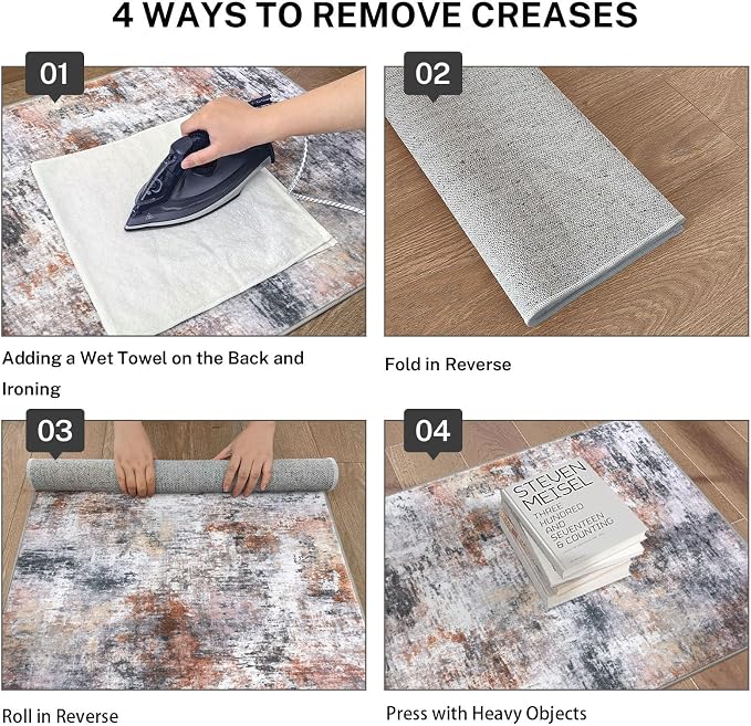 Modern Abstract Runner Rug 2x5 - Image 4
