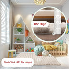 nuLOOM 3'9" x 6' Cozy Plush SuperiorWash Area Rug, Machine Washable, Soft - Image 2