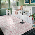 5x7 Machine Washable Area Rug for Living Room, Kids and Pets Friendly for by GERUIMO