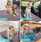 OLANLY Dog Door Mat for Muddy Paws 30x20, Paw Print Design, Absorbs Moisture - Image 7