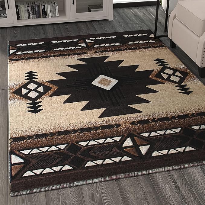 YHSF South West Native American Area Rug C318 - Image 8