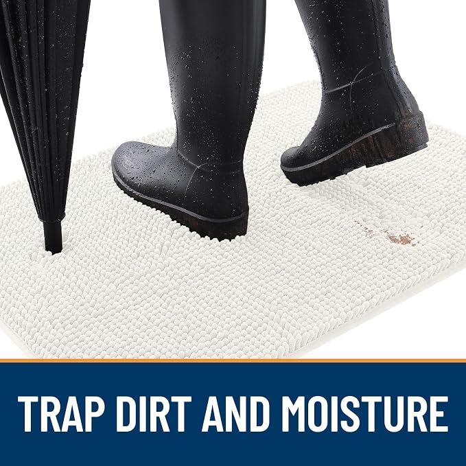 OLANLY Dog Door Mat for Muddy Paws 30x20, Absorbs Moisture and Dirt, Absorbent - Image 2