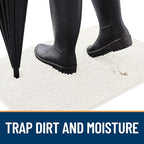 OLANLY Dog Door Mat for Muddy Paws 44x32, Absorbs Moisture and Dirt, Absorbent - Image 2