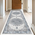 2x6 Runner Rugs for Entrance Non-Slip Washable Hallway Runner Rugs for Bedroom by RUGYHOME