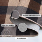 Tangsoo Checkered Easy Jute Rug, 2x3 Washable Ultra Thin Rug - Image 4
