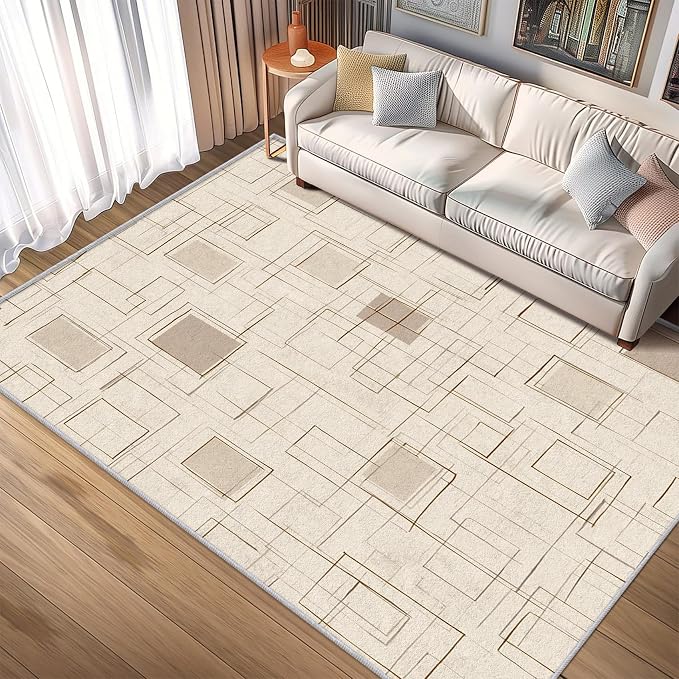 Geometric Rug, Washable 3x4 Rug - Image 2