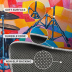 5x6 Drum Set Rugs for Office - Image 6