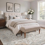 GENIMO 6x9 Area Rugs for Living Room, Machine Washable Non Slip Vintage Rugs - Image 2