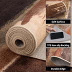 Ciicool Abstract Area Rug Indoor, 4x6 Washable Entryway Rug, Modern Soft Throw - Image 3