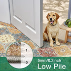 LUMI Washable Area Rug 5x8 for Living Room, Ultra Soft Stain Resistant Carpet - Image 8