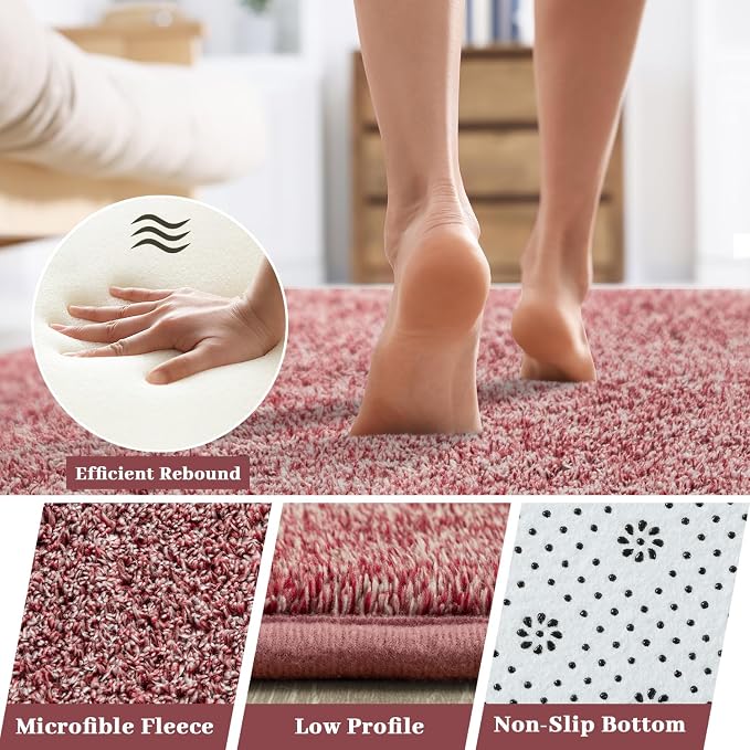 HQAYW 5x7 Area Rugs for Living Room Bedroom, Modern Thickened Memory Foam Soft - Image 7