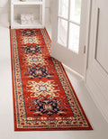 Unique Loom Taftan Collection Border Geometric Tribal Inspired Design Area Rug by UniqueLoom
