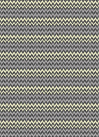 Modern Geometric Chevron Rug Industrial Wave Pattern in Layered Tones - Image 2