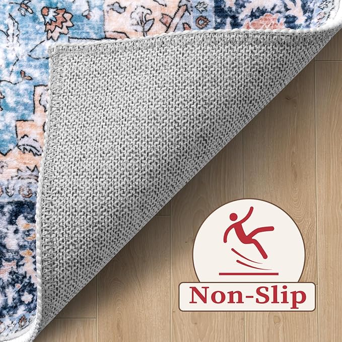 SERISSA Boho Rugs for Entryway, 2x3 Entryway Rug Non-Slip Washable Small Area - Image 4