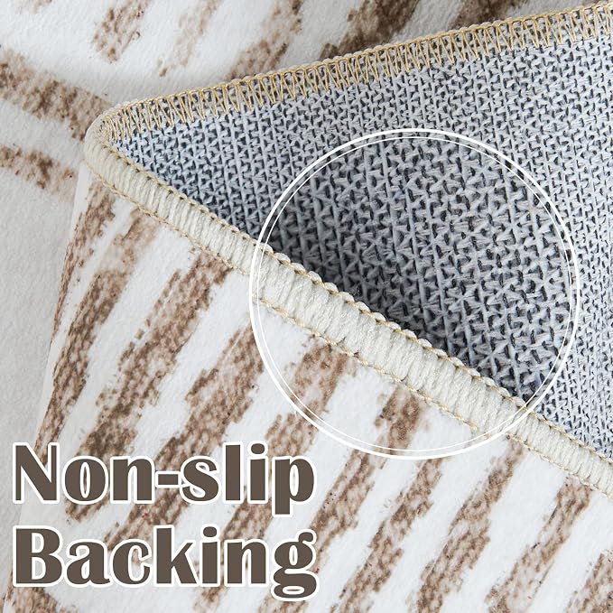 jinchan Moroccan 4x6 Area Rugs for Bedroom - Image 4