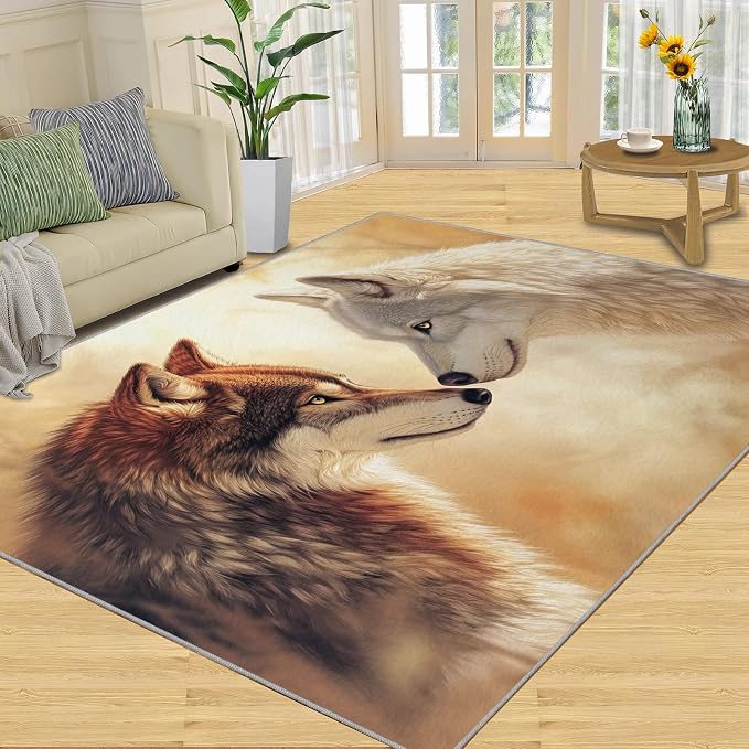 Wolf Rugs for Bedroom - Image 3