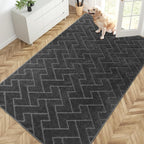 PURRUGS Easy Care Area Rug 4.5ft x 7ft, Non-Slip Machine Washable Door Mat by PURRUGS