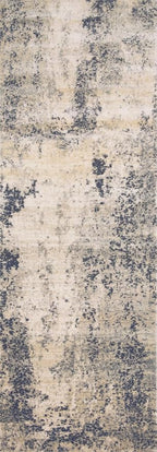 Loloi Teagan Collection TEA-07 Natural/Denim 5'-3" x 7'-6" Area Rug, Soft - Image 6