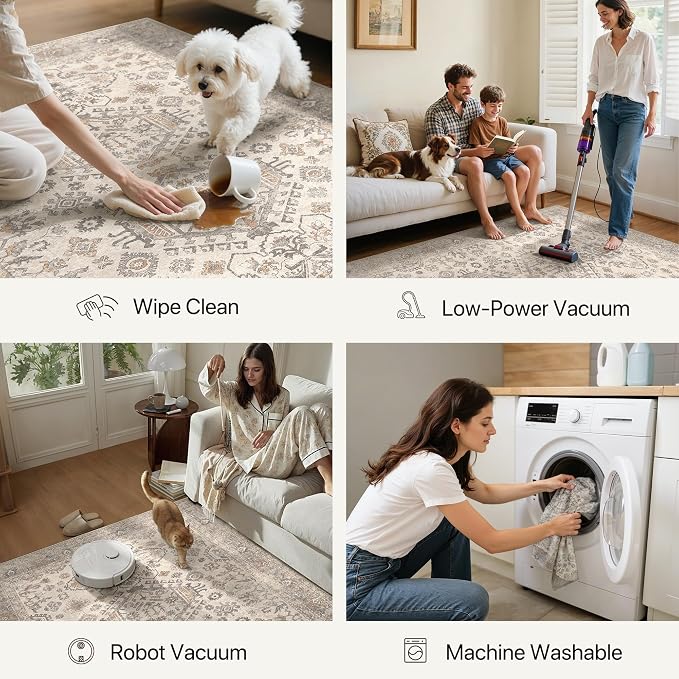 Bavni Washable Entry Rug 2x3, Non Slip Door Mat - Image 7