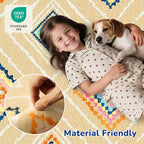 Area Rug 5x7 Rug Machine Washable Non-Slip Low Pile Print Pattern Western Rug - Image 3