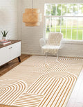 Lahome Abstract Bedroom Rugs, Soft Washable Area Rugs 4x6 Non Slip Rainbow by Lahome