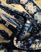 Unique Loom Taftan Collection Border Geometric Tribal Inspired Design Area Rug - Image 7