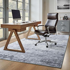 Toneed Abstract Area Rug 5x7 Modern Washable Rug Soft Non Slip Rug Low Pile - Image 5