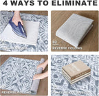 KILOCOCO Boho Entryway Rug 3x5 Area Rug Washable Non Slip Grey Throw Rugs Soft - Image 3