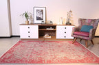 Alfa Rich 3x10 Pink Gray Reversible Washable Area Rugs - Image 3