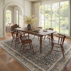 Washable 8x10 Area Rugs for Living Room, Boho Non-Slip Vintage Distress Large - Image 3