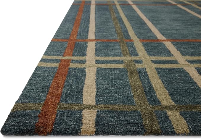 Loloi Magnolia Home by Joanna Gaines Waylon Collection WAY-01 Denim/Multi 3'-6" - Image 4