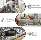 Moynesa Tiger Washable Rugs, 3x5 Entry Area Rugs, Non Slip Vintage Soft Living - Image 4