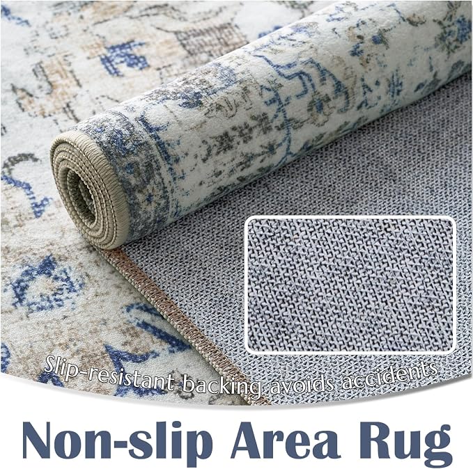 jinchan Kalen Runner Rug 2x10 Washable Area Rug Soft Vintage Hallway Indoor - Image 8