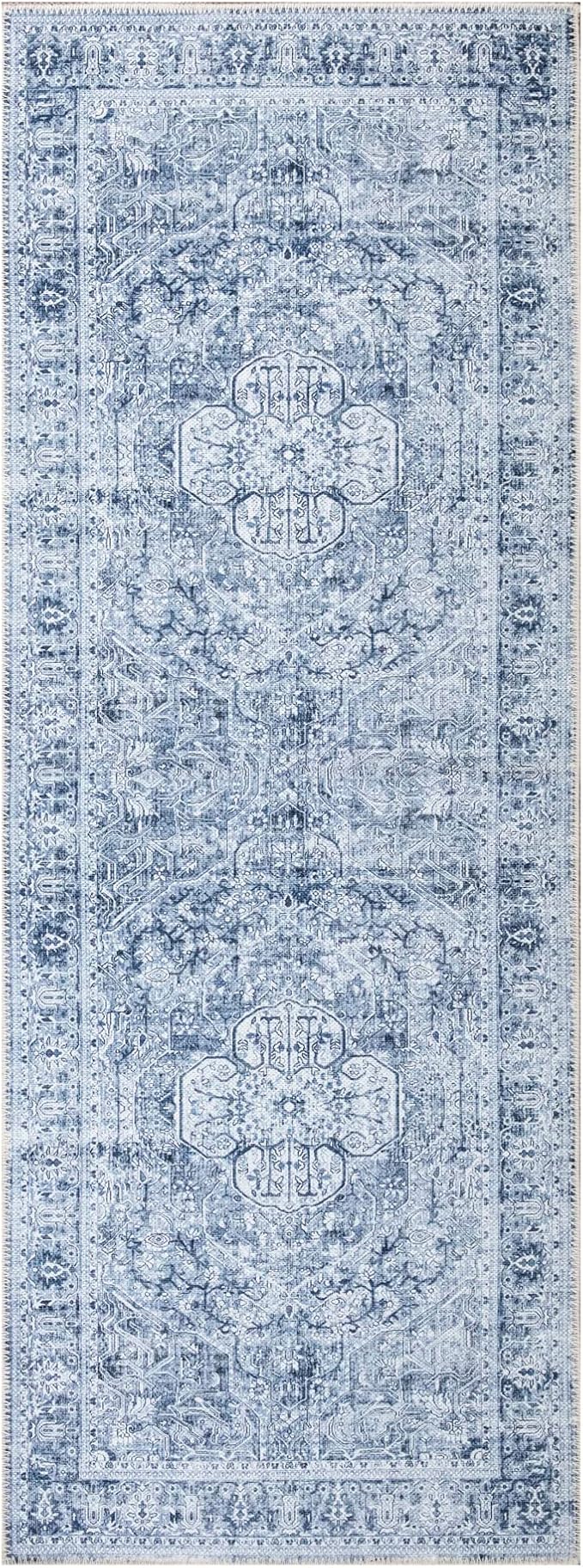 Bloom Rugs Washable Non-Slip 7 ft Runner - Image 3