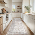 jinchan Kalen Runner Rug 3x10 Washable Hallway Rug Vintage Indoor Thin Retro - Image 2