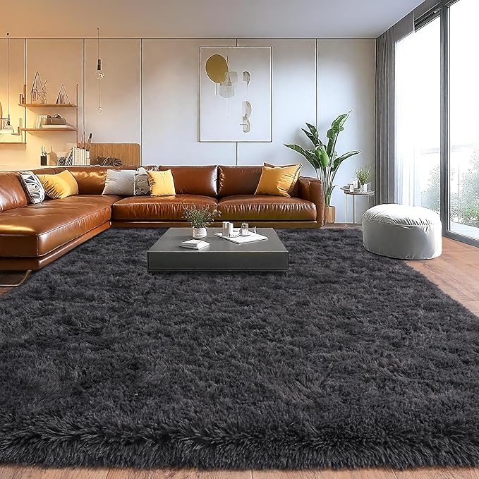 Upgrade Non-Slip Plush Rugs for Living Room, Soft Shaggy Carpets for Living Room by Isdook