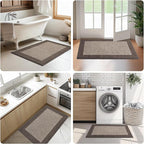 Machine Washable Kitchen Rug 32" x 48", Non Slip Indoor Door Rug, Absorbent - Image 6