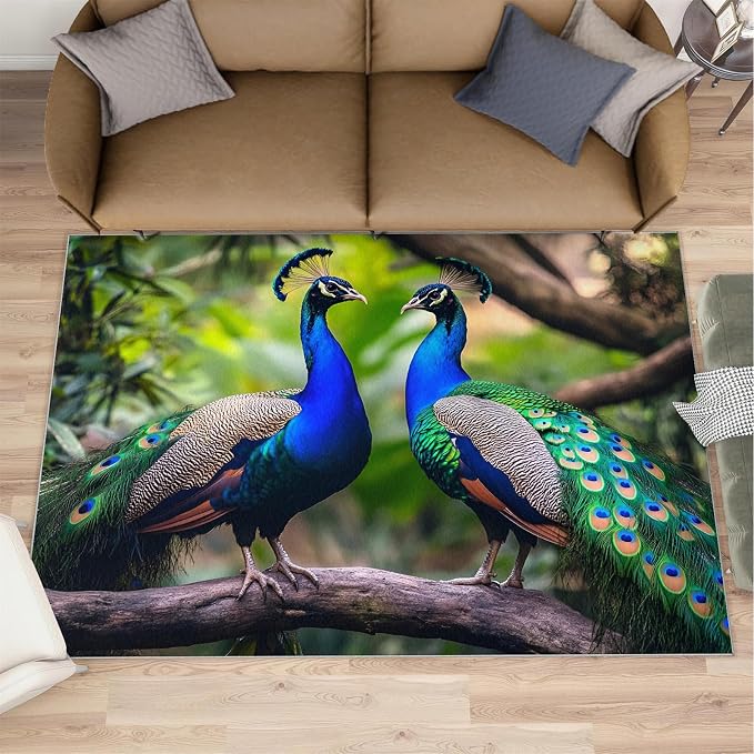 Peacock Rugs for Bedroom - Image 2